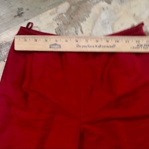 Talbots Pants - Red Talbots 100% silk high waist dress pants sz 2P Talbots Pants - Red Talbots 100% silk high waist dress pants sz 2P